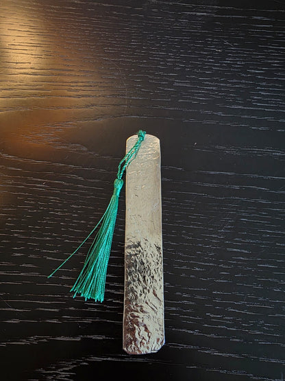 Hammered copper bookmark