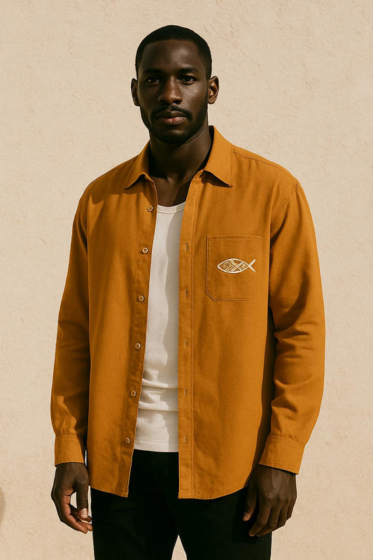 Long sleeve shirt 100% linen